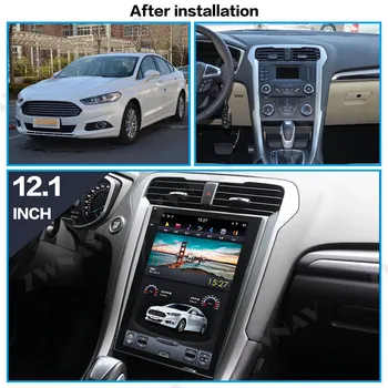 Android 9 PX6 Carplay DSP Vertikálne Tesla Rádio Auto Multimediálne Stereo Prehrávač, GPS Navigáciu Pre Ford Mondeo Fusion MK5 roky 2013-2017