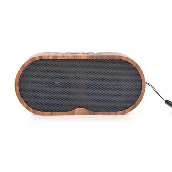 Prenosné Retro póry Dreva Bluetooth Reproduktor Bezdrôtový Stereo Subwoofer TF Karty, Prehrávanie Hudby Reproduktory S Mikrofón Handsfree Hovor