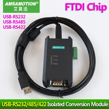 Pre priemyselné použitie USB-RS485, USB-RS422 USB-RS232 FTDI Čip Izolovaný Signál Konverzný Modul USB-232/485/422 Magnetické Izolácie
