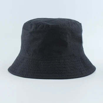 2020 Nové Módne Waterproof Black Vedierko Hat Reverzibilné Kožené Rybárske Čiapka Unisex Rybár Klobúky Hip hop Bežné Slnko Čiapky