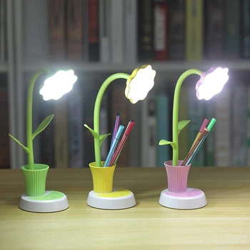 Deti Lampa LED Stolná Lampa Stmievač Citlivé na Dotyk, kontrolka Flexibilné USB Nabíjateľné Oko-Starostlivosť o Deti Študovať na Čítanie