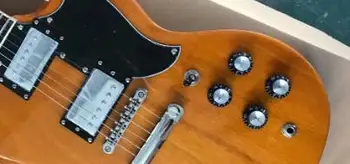 Čína gitara pôvodné vlastné S G Gitara black red prirodzené farby Elektrická Gitara doprava zadarmo Najvyššej kvality 8pai 400