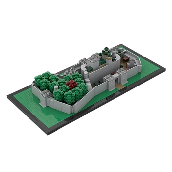 BuildMOC Hra Film zber Winterfell Architektúry Model Stavebné kamene, Tehly Hrad Vianočné Darčeky, Hračky