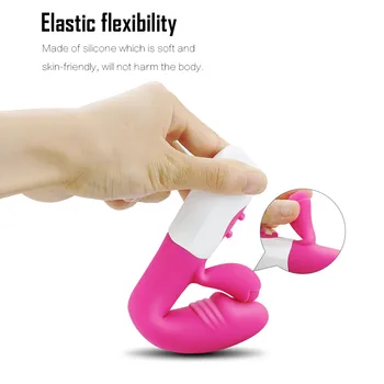 10 Režimy Rabbit Vibrátor G-Spot Duálny Vibračné Stick stimulátor klitorisu Nepremokavé Vibator Erotické Skvelý Sex Hračky pre ženy