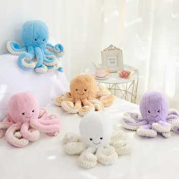 Veľká Chobotnica Plyšové Hračky Octopus Bábika Detí, Narodeniny, Sviatok Darček Rag Doll Osem-footed Squid Octopus Bábika
