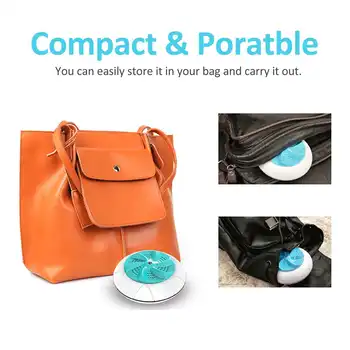 Mini práčka Prenosné Osobné Rotujúce Ultrazvukové Turbíny Podložka USB Pohodlné Pranie pre Cestovať Domov Služobná Cesta