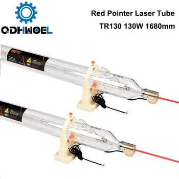 TR130 Co2 Laserové Trubice 130W Dĺžka 1680mm Dia.80 mm pre CO2 Laserové Gravírovanie A Rezanie Stroj