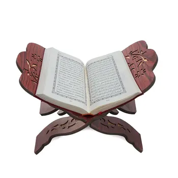 28x20x15cm Korán, Moslim, Drevené Knihy, Stojan, Držiak, Dekoračné Poličky Vymeniteľné Ramadánu Alah Islamskej Darček Ručne Knihy Dekorácie