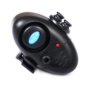 Black Rybárske Elektronickej LED Svetlo Ryby Skus Zvukový Alarm rod Bell Klip Na Rybársky Prút Náčinie, Rybárske Nástroj