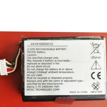 Nové 2400mAh 441816800010 Náhradné Batérie Pre Getac PS535E PS535 535F Akumulátor Batterie 7-drôtu Konektor