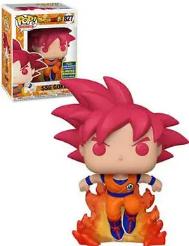 Funko pop Dragon Ball Super ZQ verzia ruku robiť anime model 827SSG Super Saiyan Goku červené vlasy