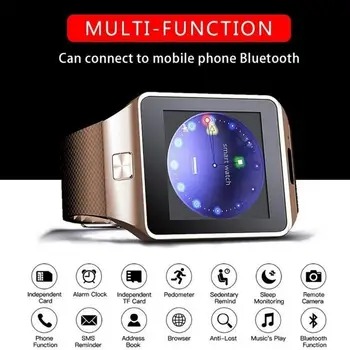 DZ09 Smartwatch Elektronické Bluetooth Smart Hodinky Digitálne Hodinky Krok Počítanie a Spánku Monitorovanie Náramkové hodinky