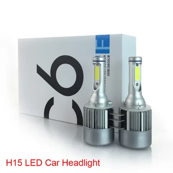 H4 H7 H11 H1 H3 H15 led svetlomet Auto led žiarovka Super Svetlé COB LED reflektor Auto LED Reflektor Náhrada Za Autá Automobilov