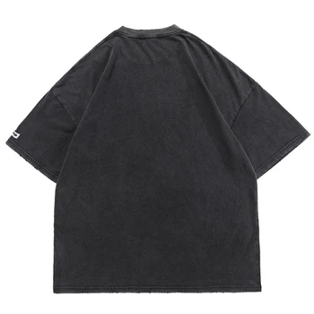 Mens Vytlačené T Tričko Unisex HipHop Bežné Krátke Sleeve Tee Košele 2021 Lete O-Krku Voľné Veľkosť tričká Bavlnené Topy Tees