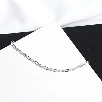 Flyleaf Kríž Reťazca Kruhu Reálne 925 Sterling Silver Náramky Pre Ženy Kvalitnú Módu Jemné Šperky, Náramky & Bangles
