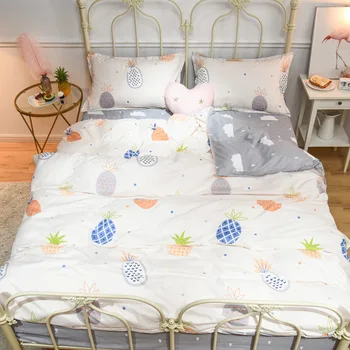Denisroom farbou cumlík posteľná bielizeň sady zelená perinu nastaviť jednoduché posteľná bielizeň obliečky a obliečky na vankúše nastaviť TP55#