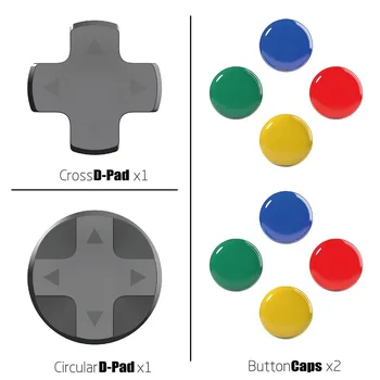 Krížu a Kruhové D-Pad Tlačidlo Spp Set pre Nintendo Prepínač Radosť-con ABXY Nálepky Tlačidlo Caps Kryt Pre NS NX