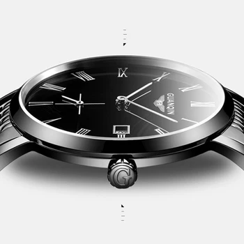 GUANQIN 2019 Relogio Masculino business pánske hodinky Automatický dátum hodiny muž pánske hodinky top značky luxusné nepremokavé dátum