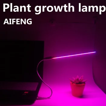 AIFENG usb 3 w 5w Led Rásť Svetlo z Povolania Rastlín Lampa pre Izbové Rastliny rastú Lampy celé spektrum led hydroponics červená modrá