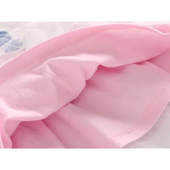 2019 Nová Jar, Jeseň Šaty Baby Girls Long-sleeve Jednorožec Oblečenie Novorodenca Roztomilý Poníka Láska Šaty Deti Princezná Šaty 3M-4t-taktné