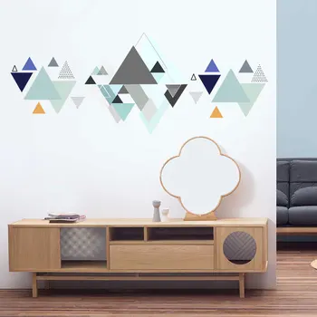 Geometrické vzory zmes Samolepky na Stenu minimalistický domáce dekorácie nástenná maľba Obývacej izby, spálne, Gauč/TV joj, samolepky