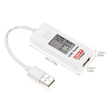 Digitálny Napätie Prúd Meter USB tester LCD U Diskov Voltmeter Ameter Nabíjania Kapacita Tester DC3~9V 0~3.5 napätie indikátor