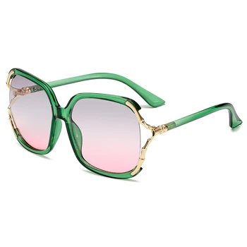 Móda Nové slnečné Okuliare Značky Dizajn Ženy Vintage Gradient Slnečné Okuliare Lady Luxusné Slnečné okuliare UV400 Odtiene Okuliare Oculos de sol