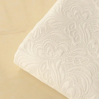 Kvalitný polyester bavlna tissu Plastický kvet tkaniny bavlnené šaty cheongsam dieťa vankúš textílie