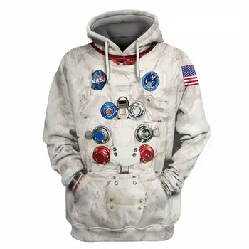 2020 astronauti spacesuit 3D tlač muž hoodies harajuku športové Chlapec, dievča, kvalitné mikiny mužov pulóver oblečenie