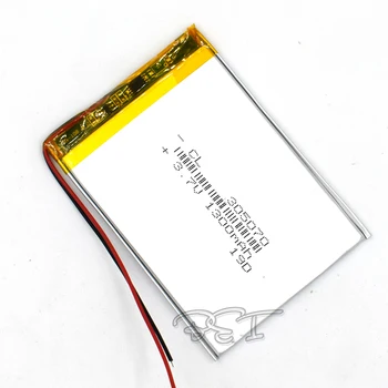 3,7 V lítium-Navigator, Nabíjateľná Li-polymér batéria 305070 1300mAh Li-Po MP4 batérie GPS, MP3 a MP5 Li-ion Bunky Reproduktor