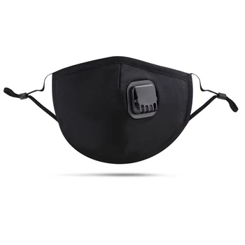Unisex Mäkké Bavlnené Úst Maska S Dýchaním Ventil Filter Maska Zdravotnej Starostlivosti