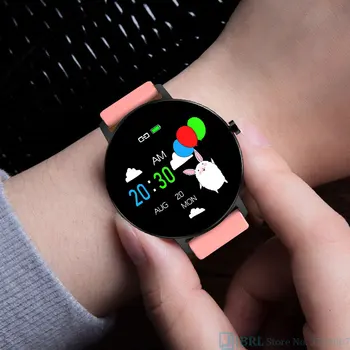 Nové Inteligentné Hodinky Deti Deti Smartwatch Pre Dievčatá Chlapci Elektronika Smart Hodiny plne Dotykový Bluetooth Smart-hodinky Pre Andriod Ios