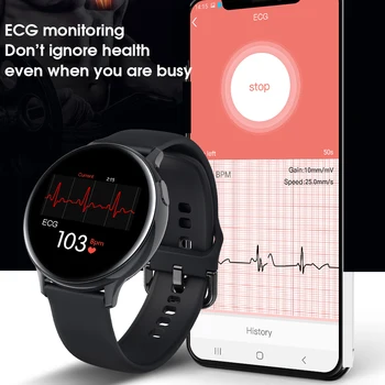 S30 Smart Hodinky Muži Ženy plne Dotykový Displej EKG, Vodotesný IP68 Srdcovej frekvencie, Krvného Tlaku a Telesnej teploty monitorovanie Smartwatch