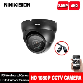 NINIVISION AHD CCTV Kamera CCD IR Cut Filter Mikrokryštalický 24pcs IR Led 2MP AHD Kamera 1080P Dome nepremokavé Bezpečnostná Kamera