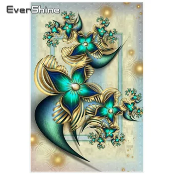 Evershine 5D DIY Diamond Maľovanie Plný Vrták Cross Stitch Kvet Diamond Výšivky Obrázky Kamienkami Kvet Stenu Decor