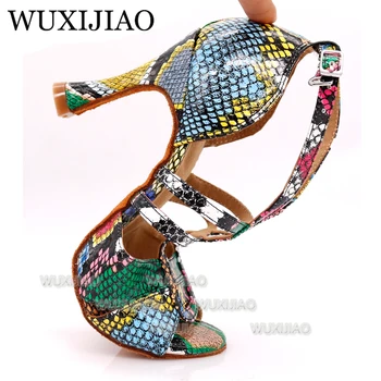 WUXIJIAO Sála tanečné topánky dámske topánky zapatos de mujer latinské tanečné topánky salsa tanečné topánky chaussure femme