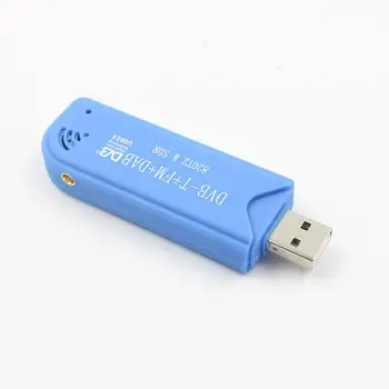USB 2.0 Modrá TV TV TV Prijímač TunerStick DAB FM DVB-T RTL2832 R820TFC0012 SDR RTL-SDR IR Diaľkové ovládanie S Anténou Dongle Stick
