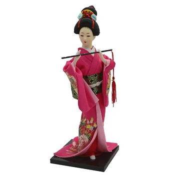 30 cm Geisha Japonské Bábiky Ľudovej Kimono Bábika Maiko Bábika Bábkové Postaviť na Základňu, pre Home/ Office/ Hotel Displej Dekor
