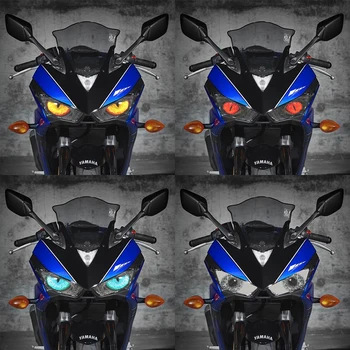 Pre YAMAHA YZF-R3 YZF-R25 YZFR3 YZFR25 YZF R3 R25 2016 2017 2018 Motocykel 3D Prednej Kapotáže Headlightadlight Nálepky Stráže