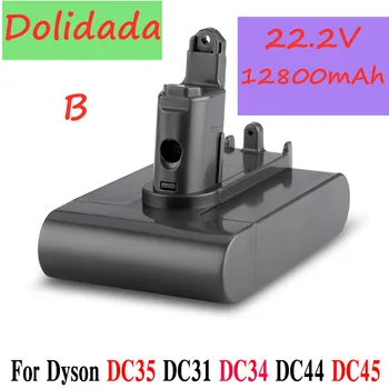22.2 V 12800mAh ( Len Fit Typ B ) Li-ion Vysávač Batérie pre Dyson DC35, DC45 DC31, DC34, DC44, DC31 Zvierat, DC35 Zvierat &12.8 Ah