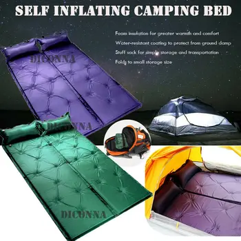 Ja Inflating Camping Roll Mat Podložky Na Spanie, Posteľ Nafukovací Vankúš Vzduchu Matrac
