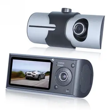 Dual Camera Auta DVR R300 s GPS a 3D G-Senzor, 2.7