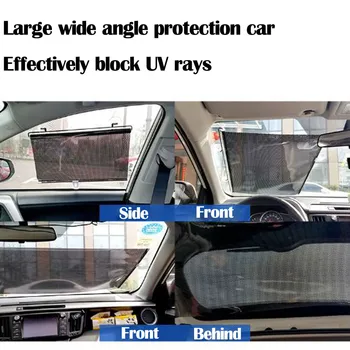 CARPRIE Auto Slnečník Zdvíhateľnej Štít Anti-UV Bočné A Predné Zadné Okná čelné Sklo Kryt opaľovací Krém Clonu Skladacia Ochrany