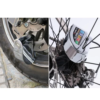 Wheelup MTB Bike Kotúčové Brzdy Zámok Elektrický Skúter Motocyklový Alarm Proti krádeži 6 mm Zamykanie Priestor Motocykle