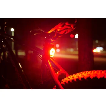 150 Lumen USB Nabíjateľné Vodotesný LED Cyklus Zadné Lampy Farebné Červené Koleso zadné Svetlo F-Najlepšie