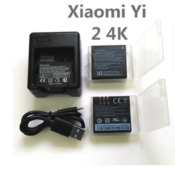 Pre riginal Xiao YI 4K Batérie AZ16-1 USB Duálna Nabíjačka Pre yi 4K+ Akcia Fotoaparát Lite Príslušenstvo 1400mAh Nabíjateľná Batéria