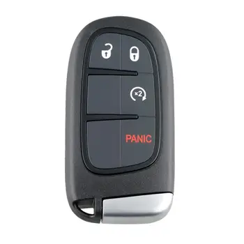 433MHz 4 Tlačidlá Smart Remote Auto príveskom, s Čipom GQ4-54T pre Dodge Ram 1500 2500 3500 2013 - 2019