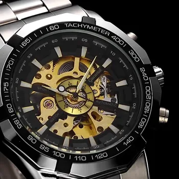 GUCAMEL mechanické hodinky klasické muži móda svetelný CKOCK pre MUŽOV pánske hodinky hodinky mužov wrisk hodinky MECHANICKÉ HODINY