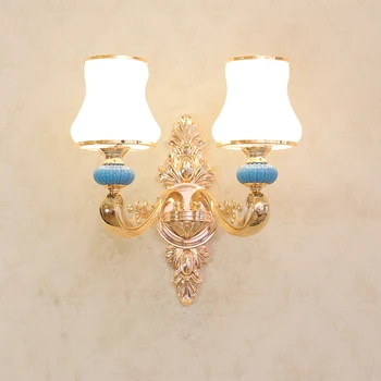 Móda crystal nástenné svietidlo Sconce Svetlo sviečky nástenné svietidlo schodisko lampa spálňa nočná lampa zrkadlo svetlo