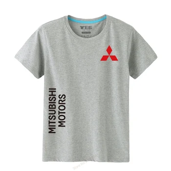 Letné nové prišiel muž Mitsubishi motors T-Shirt Unisxe Krátke Rukávy Tees Muži/ženy Topy pánske tričko